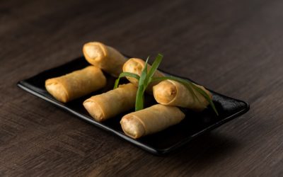 Djapa oferece diferentes sabores de harumaki. Escolha o seu!